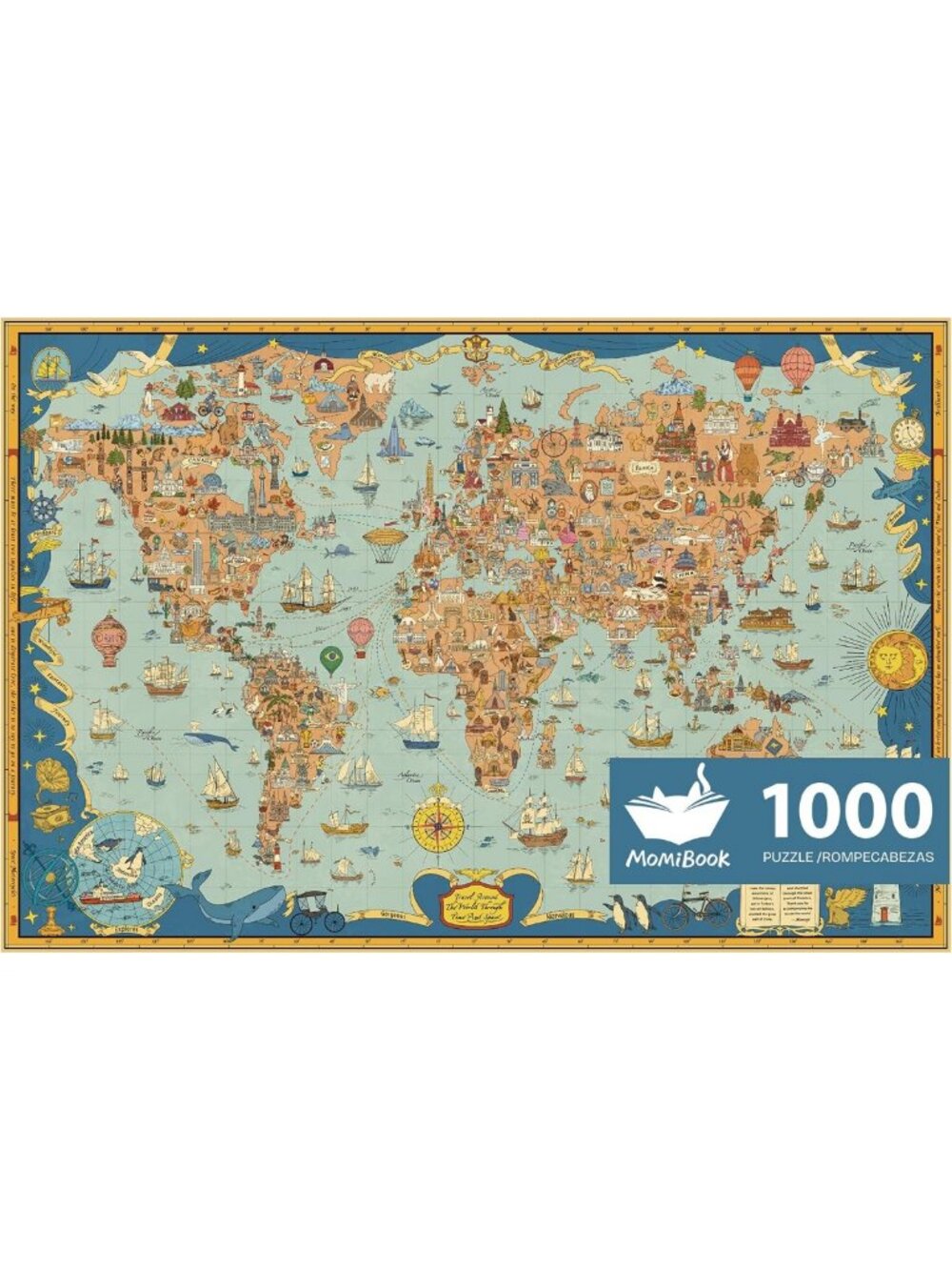 1000 Piece Jigsaw Puzzle for Adults - Challenging Art Design, Perfect Gift